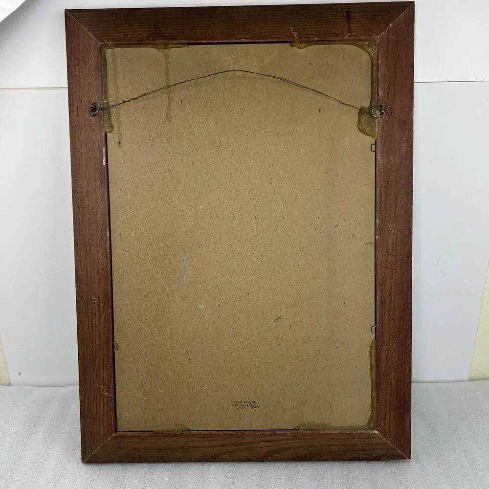 Vintage Chivas Regal Blended Scotch Whisky Mirror Bar Pub Sign 23x17” Wood Frame